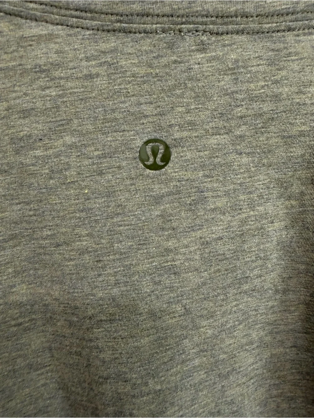 Lululemon Women’s Small V-Neck Fitted Athletic Shirt Gray